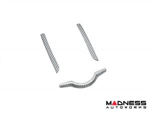 Alfa Romeo Giulia Center Console Frame Trim - Carbon Fiber - White Candy - Pre '20 Models